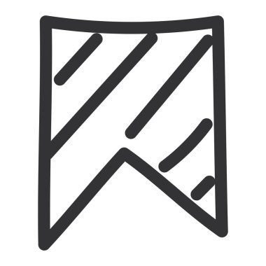 Flama taslak simgesi El Çizim Vektörü illüstrasyonuName