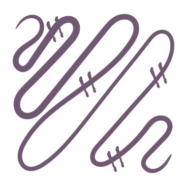 soyut çizgiler çizim simgesi El Çizim Vektörü illüstrasyonuName