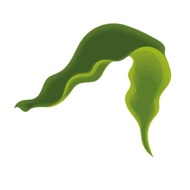 Bir ağaç yaprağı ikonu Vektör illüstrasyonunun çizimi