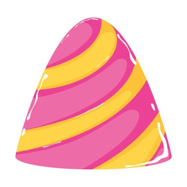 Şeker sakızı Şekeri Simge Vektörü illüstrasyonu