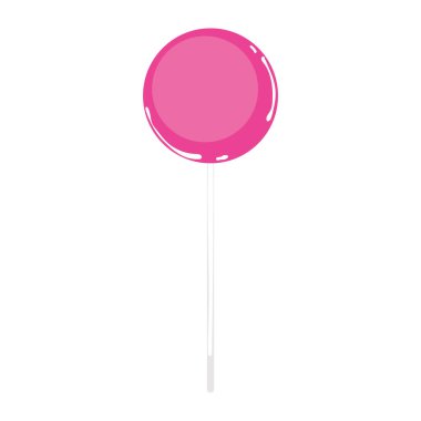 Tatlı lolipop Şeker ikonu Vektör illüstrasyonu