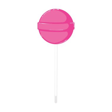 Tatlı lolipop Şeker ikonu Vektör illüstrasyonu