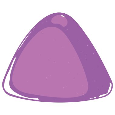 Şeker sakızı Şekeri Simge Vektörü illüstrasyonu