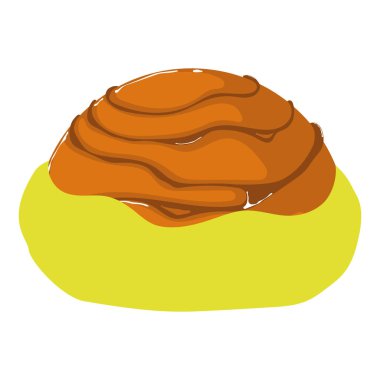 Şeker sakızı Şekeri Simge Vektörü illüstrasyonu