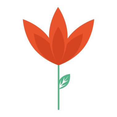 Renkli çiçek ikonu İlkbahar Vektör illüstrasyonu