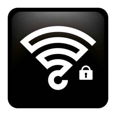 Wifi durum ikonu Vektör illüstrasyonu