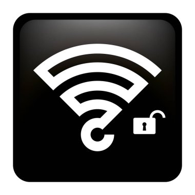 Wifi durum ikonu Vektör illüstrasyonu