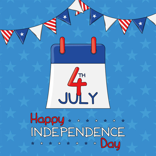 Векторная иллюстрация независимости США