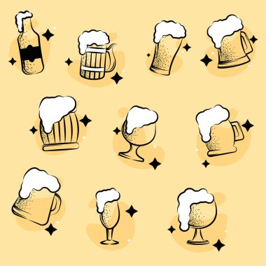 Eski bira taslakları Simge Tanımlama Vektörü