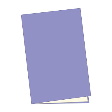 Bir el okulunun malzeme ikonu Vektör illüstrasyonunda kitabı aç