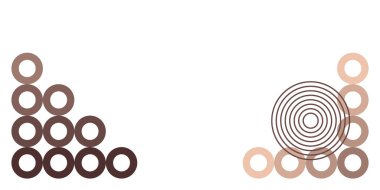 Bauhaus geometrik sınırı. Farklı şekillerde dizayn et.