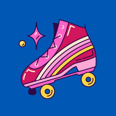 Mavi arka planda harika patenler..