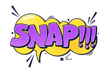 Komik konuşma balonu. Pop sanatının renk çizimi.