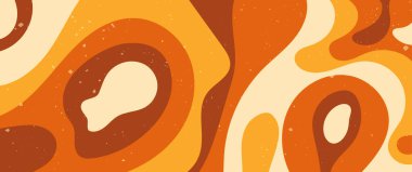 Zebra renkli Y2K şekilleri. Soyut yatay arkaplan.