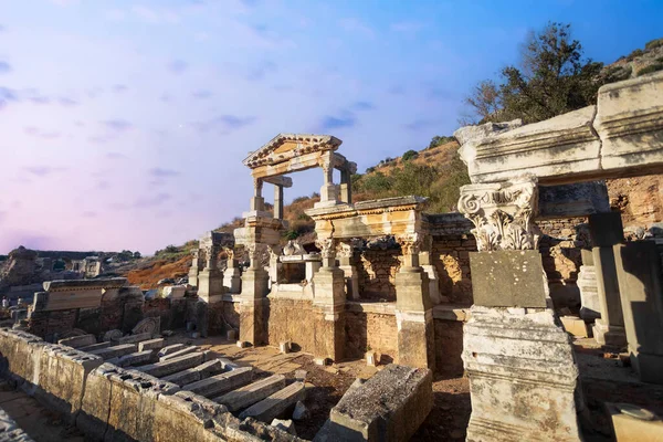 Antigua Ciudad Efeso Zmir Seluk Una Las Ciudades Antiguas Turquía —  Fotos de Stock