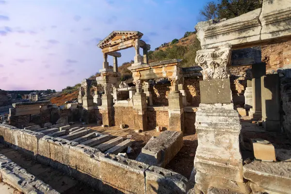 Antigua Ciudad Efeso Zmir Seluk Una Las Ciudades Antiguas Turquía —  Fotos de Stock