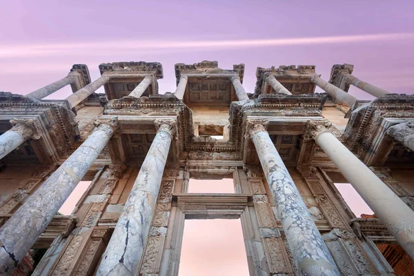 Oude Stad Van Efeze Zmir Seluk Het Een Van Oude — Stockfoto
