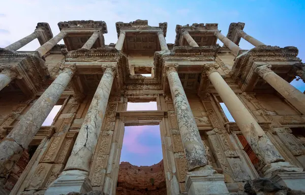 Ephesus Ősi Városa Zmir Seluk Vagyok Törökország Egyik Ősi Városa — Stock Fotó