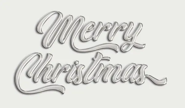 Mutlu Noel mektupları afişi. Noel kutlaması için metalik şişirilmiş balon posteri.