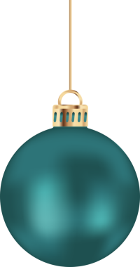 Yeşil tonda Noel topu süslemesi