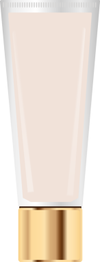 Cilt Bakımı temel şablonu, zarif paketlemedeki losyon elementleri