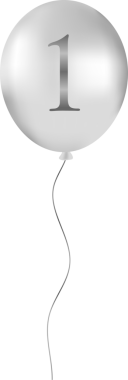 Gümüş İnci Balon 1 numara