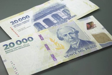 Arjantin parası, Arjantin para birimi, Pesos Argentinos. 20 bin pezo..