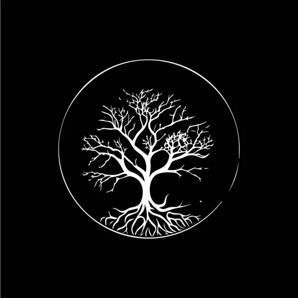 Піктограма Силуету Дерев Символ Знання Абстрактний Знак Освіти Концепція Логотипу — стоковий вектор