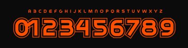 Bauhaus Tech Style 'daki Oyuncu Yazı Tipi, Bold Geometric Alphabet bilim kurgu UI için, siber punk markalaştırma, dijital posterler, esport görselleri, modern teknoloji arayüzleri, takım forması. Vektör İllüstrasyonu.