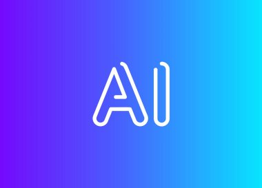 Teknoloji, Chatbot, Sanal Asistan, Sinirsel Ağ, SaaS, Akıllı Dijital Alet için AI Tasarım Tasarımı. İletişim ve Otomatikleştirme için mükemmel bir başlangıç. Vektör İllüstrasyonu.