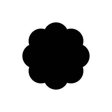 Siyah Etiket Logo Amblemi. Rozet Tasarımı Etiketi, Satış Teklifi, Orijinal Ürün Markası, Marka Elemanı. Kafa derisi yüzülmüş yuvarlak yuvarlak siluet. Vektör İllüstrasyonu