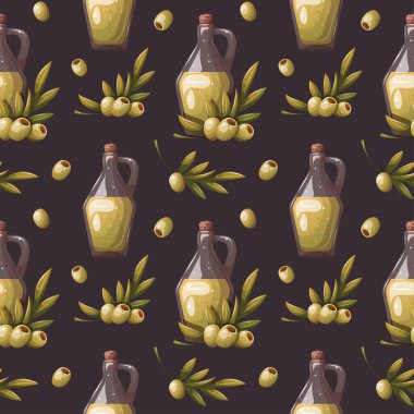 İtalyan mutfağı zeytinyağı.