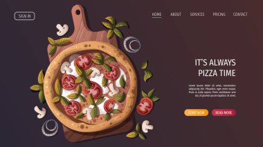 İtalyan mutfağı web sitesi, pizza