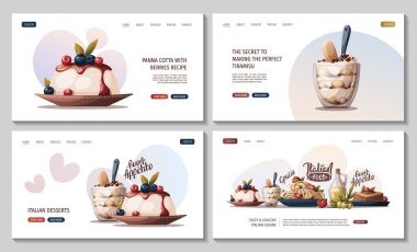 İtalyan mutfağı tatlı şablonları 