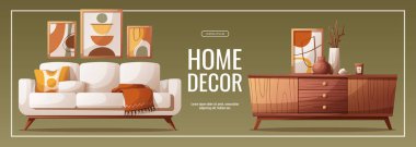 Konforlu ev mobilyası çizimi. Klozet, yastıklı kanepe ve battaniye. 