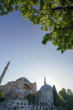 Ayasofya Camii, İstanbul, Türkiye, tam manzara
