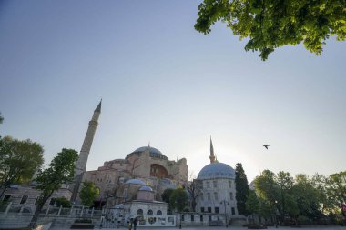 Ayasofya Camii, İstanbul, Türkiye, tam manzara