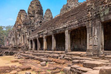 Bayon Tapınağı, Angkor, Siem Reap, Kamboçya, Bayon, Angkor kompleksindeki tapınaklardan biri.