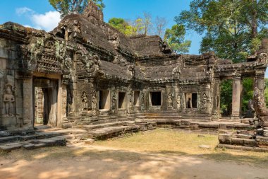 Angkor, Siem Reap, Kamboçya, Banteay Kdei. Angkor kompleksinin içindeki tapınaklardan biri.