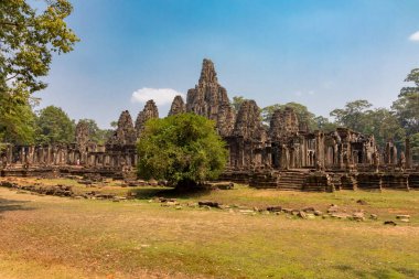 Bayon Tapınağı, Angkor, Siem Reap, Kamboçya, Bayon, Angkor kompleksindeki tapınaklardan biri.