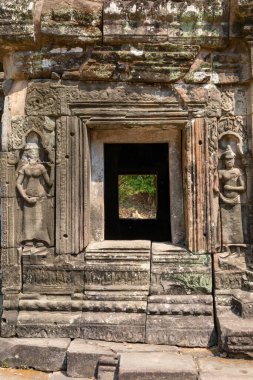 Angkor, Siem Reap, Cambodia,  Banteay Kdei. One of the temples within the Angkor complex clipart