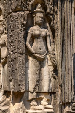 Angkor, Siem Reap, Kamboçya, Banteay Kdei. Angkor kompleksinin içindeki tapınaklardan biri.