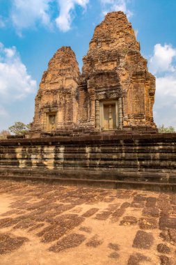 Doğu Mebon Tapınağı, Angkor, Siem Reap, Kamboçya, Angkor kompleksindeki tapınaklardan biri.
