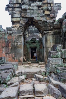 Angkor, Siem Reap, Kamboçya, Banteay Kdei. Angkor kompleksinin içindeki tapınaklardan biri.