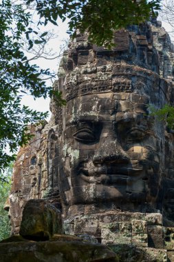 Angkor Thom, Siem Reap, Kamboçya, Antik Angkor Thom şehrine açılan kapılardan biri.