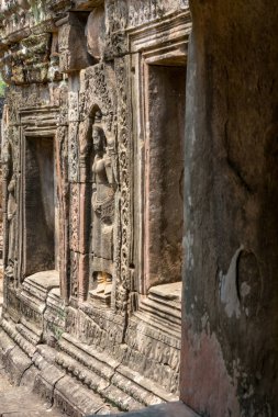 Angkor, Siem Reap, Kamboçya, Banteay Kdei. Angkor kompleksinin içindeki tapınaklardan biri.
