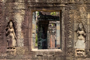 Angkor, Siem Reap, Kamboçya, Banteay Kdei. Angkor kompleksinin içindeki tapınaklardan biri.