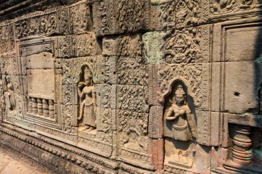 Phrea Khan Tapınağı, Angkor, Siem Reap, Kamboçya, Phrea Khan tapınağı, Angkor kompleksindeki tapınaklardan biri.
