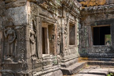 Angkor, Siem Reap, Kamboçya, Banteay Kdei. Angkor kompleksinin içindeki tapınaklardan biri.