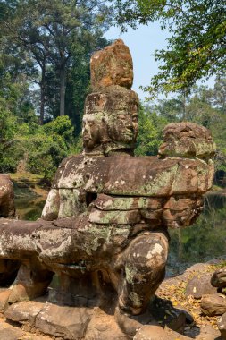 Phrea Khan Tapınağı, Angkor, Siem Reap, Kamboçya, Phrea Khan tapınağı, Angkor kompleksindeki tapınaklardan biri.